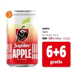 Colruyt Jupiler Apple 5,2 % vol 33 cl aanbieding