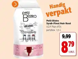 Colruyt Petit Bistro Syrah-Pinot Noir Rosé aanbieding