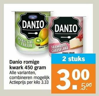 Albert Heijn Danio romige kwark aanbieding