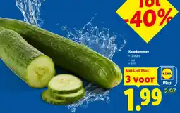 Lidl Komkommer aanbieding