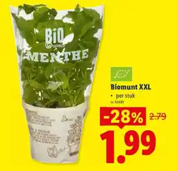 Lidl Biomunt XXL aanbieding
