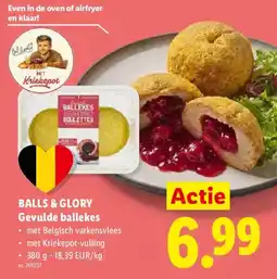 Lidl Balls & Glory Gevulde ballekes aanbieding