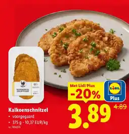 Lidl Kalkoenschnitzel aanbieding