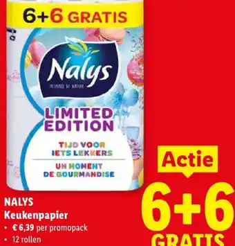 Lidl Nalys Keukenpapier aanbieding