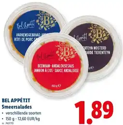 Lidl Bel Appétit Smeersalades aanbieding
