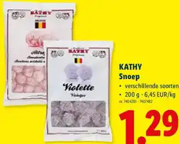 Lidl Kathy Snoep aanbieding
