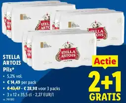 Lidl Stella Artois Pils aanbieding