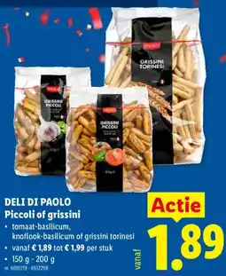 Lidl Deli Di Paolo Piccoli of grissini aanbieding