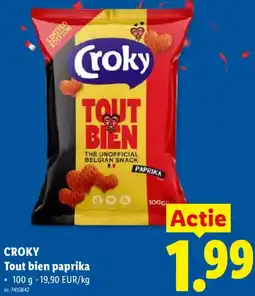 Lidl Croky Tout bien paprika aanbieding