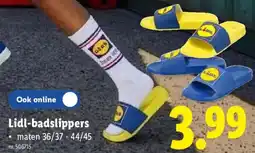 Lidl Lidl-badslippers aanbieding