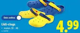 Lidl Lidl-clogs aanbieding
