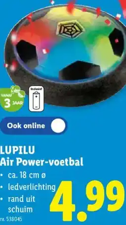 Lidl Lupilu Air Power-voetbal aanbieding