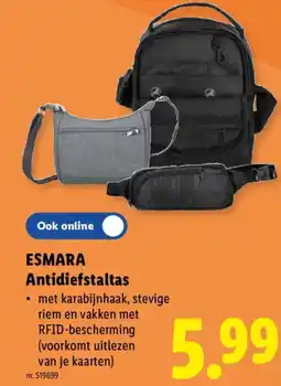 Lidl Esmara Antidiefstaltas aanbieding