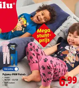 Lidl Pyjama PAW Patrol aanbieding