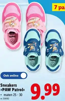 Lidl Sneakers PAW Patrol aanbieding