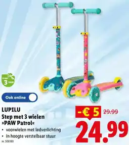 Lidl Lupilu Step met 3 wielen PAW Patrol aanbieding