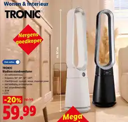 Lidl Tronic Bladloze standventilator aanbieding
