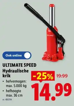 Lidl Ultimate Speed Hydraulische krik aanbieding