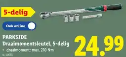 Lidl Parkside Draaimomentsleutel aanbieding
