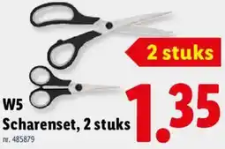 Lidl W5 Scharenset aanbieding