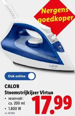 Lidl Calor Stoomstrijkijzer Virtuo aanbieding