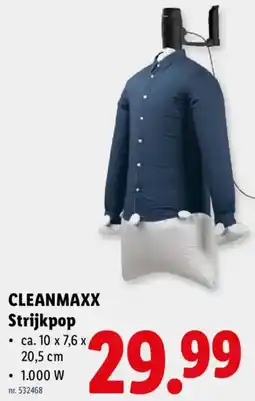 Lidl Cleanmaxx Strijkpop aanbieding