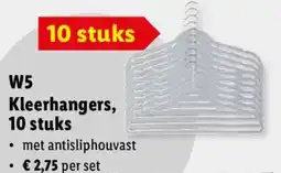 Lidl W5 Kleerhangers aanbieding