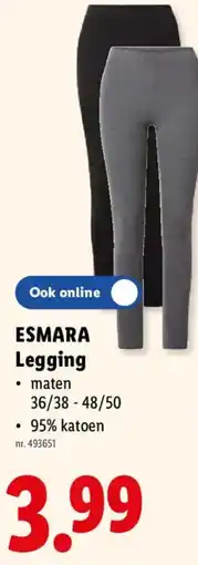 Lidl Esmara Legging aanbieding