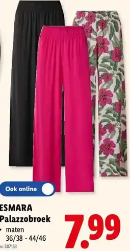 Lidl Esmara Palazzobroek aanbieding