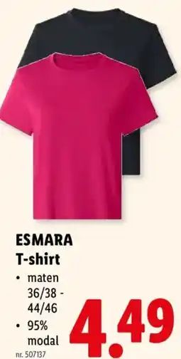 Lidl Esmara T-shirt aanbieding