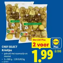 Lidl Chef select Krieltjes aanbieding