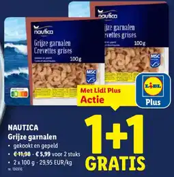 Lidl Nautica Grijze garnalen aanbieding