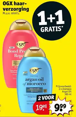 Kruidvat Ogx haarverzorging aanbieding