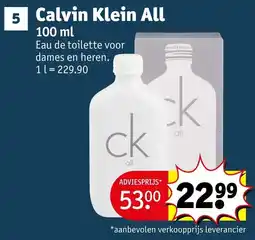 Kruidvat Calvin Klein All aanbieding