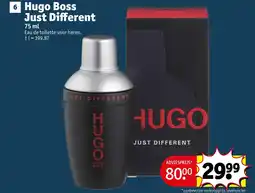 Kruidvat Hugo boss just different aanbieding