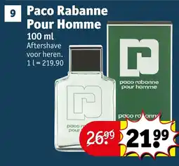 Kruidvat Paco rabanne pour homme aanbieding