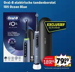 Kruidvat Oral-B elektrische tandenborstel i05 Ocean Blue aanbieding