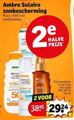 Kruidvat Ambre solaire zonbescherming aanbieding