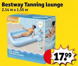 Kruidvat Bestway tanning lounge aanbieding