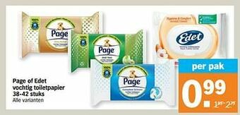 Albert Heijn Page of edet vochtig toiletpapier aanbieding