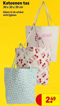 Kruidvat Katoenen tas aanbieding