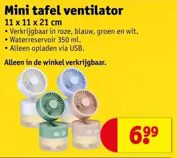 Kruidvat Mini tafel ventilator aanbieding
