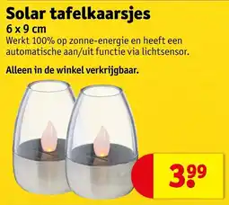Kruidvat Solar Tafelkaarsjes aanbieding