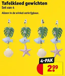Kruidvat Tafelkleed GewichteTafelkleed gewichten aanbieding