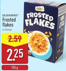 ALDI Golden Bridge Frosted flakes aanbieding