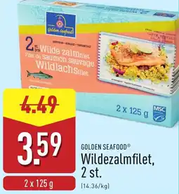 ALDI Golden Seafood Wildezalmfilet aanbieding