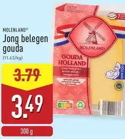 ALDI Molenland Jong belegen gouda aanbieding