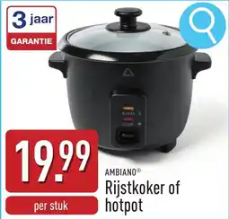 ALDI Ambiano Rijstkoker of hotpot aanbieding