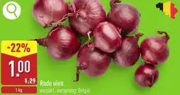 ALDI Rode uien aanbieding