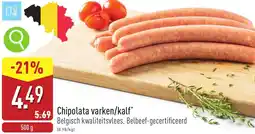 ALDI Chipolata varken/kalf aanbieding